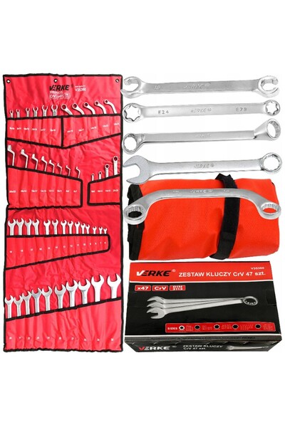 VERKE Chei combinate, 47 buc, V35360,