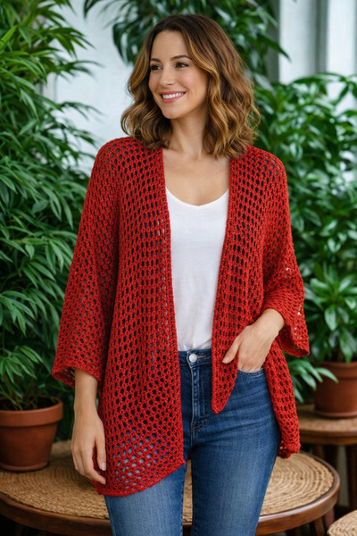 lupi В'язана сітчаста кофта