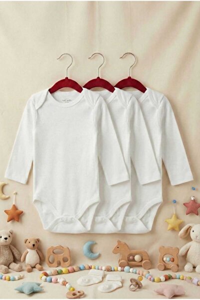 Fuar Baby 3-Pack Unisex Baby Girl & Boy Bodysuit 100% Cotton Long Sleeve Body...