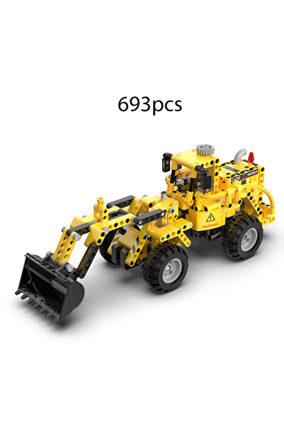 Choice C65004W No Box Cada 693Pcs City WheelLoader Car Heavy Mining Truck Bui...