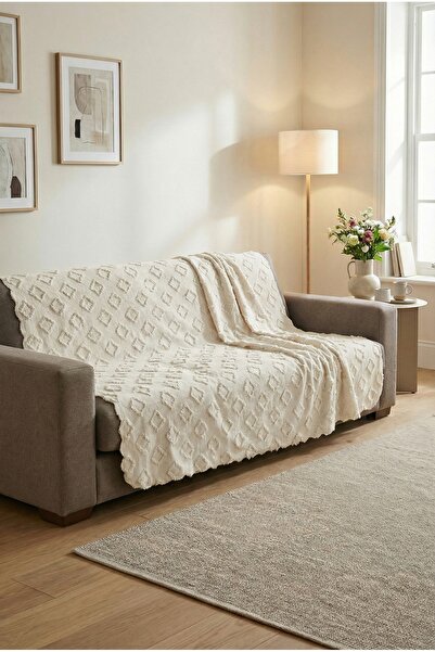 turkanlarhome Покривало за диван от жакард - неплъзгаща се основа, бохемски к...