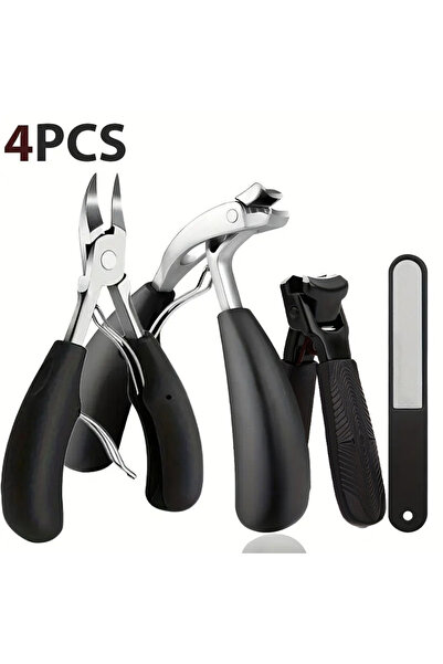 Choice 4pcs 4pcs Ingrown Toenail Clipper Set for Thick Nails - Heavy-Duty Pod...