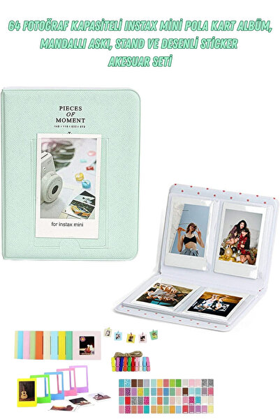 Trendfone Instax Mini Serisi Albüm-64 Fotoğraf Kapasiteli