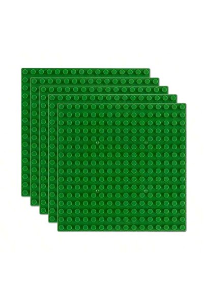 Choice 5 قطع من ألواح قاعدة المكعبات الخضراء مقاس 16×16، متوافقة مع العلامات ...