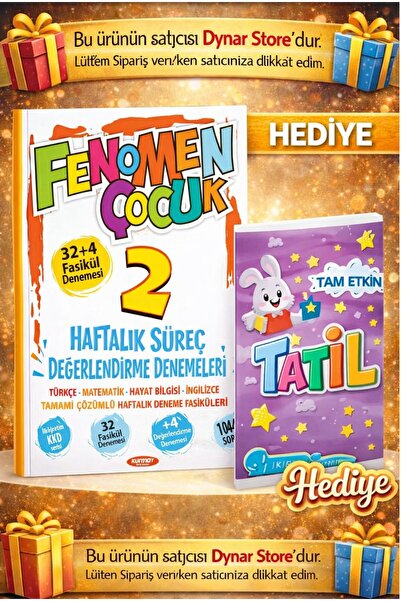 Fenomen Yayıncılık Fenomen Çocuk 2.Sınıf SÜREÇ DEGERLENDIRME DENEMELERI (32+4...
