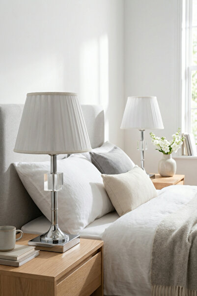 AbajurAksesuar كريتوس عاكس الضوء الفضي المزدوج