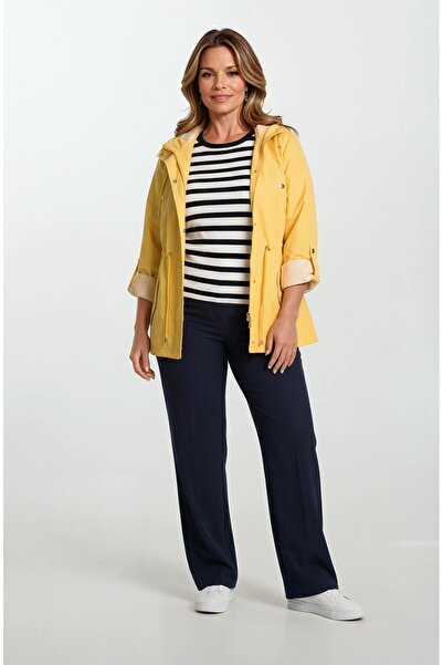 Spazio Goudot Kapüşonlu Çıtçıtlı Trençkot