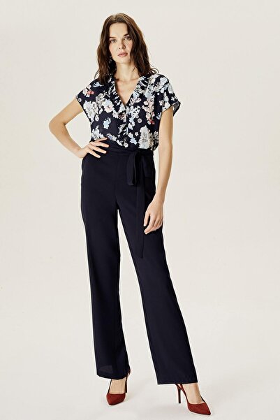 Naramaxx Kuşaklı Bol Paça Pantolon