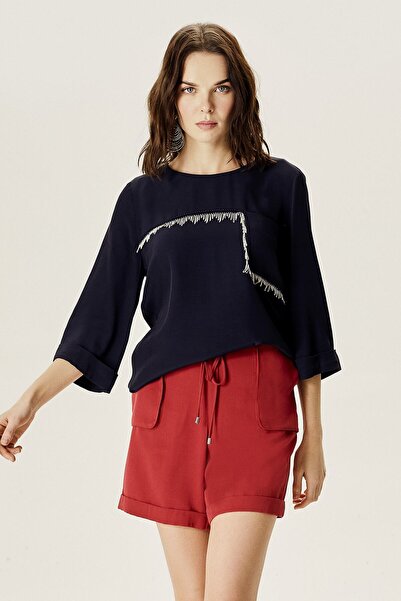 Naramaxx Zincir Detaylı Cepli Bluz