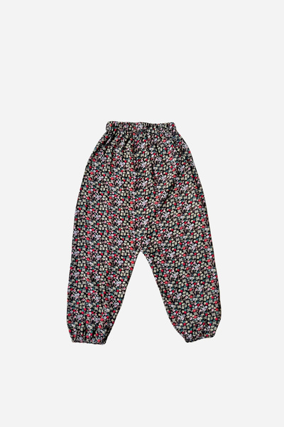 EruZan Pantaloni largi cu model din viscoză elastică pentru fete 1-12 ani