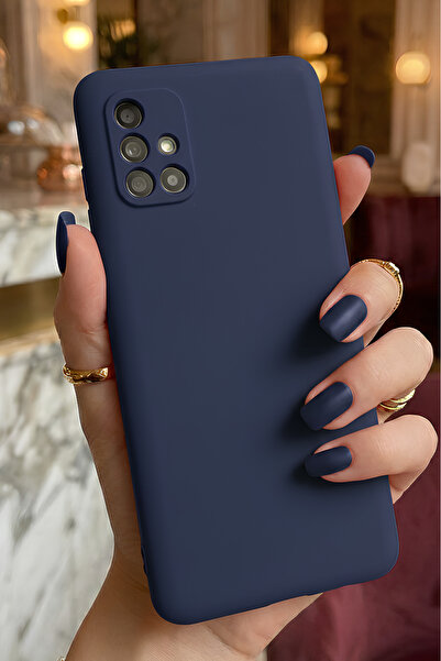 Hatreds Galaxy A71 İçin Uyumlu İçi Kadife Sıvı Silikon Kılıf