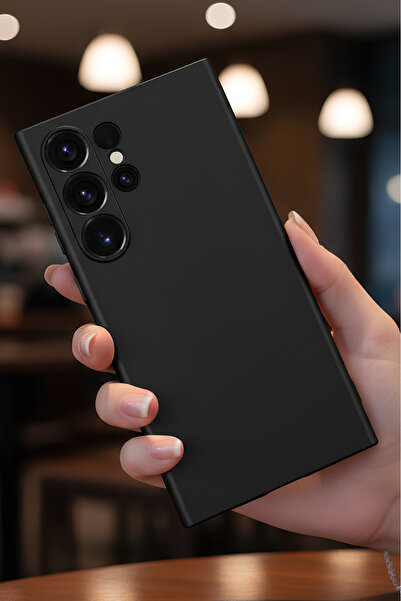 Hatreds Galaxy S24 Ultra İçin Uyumlu İçi Kadife Sıvı Silikon Kılıf