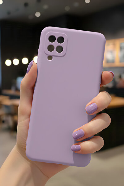 Hatreds Galaxy A12 İçin Uyumlu İçi Kadife Sıvı Silikon Kılıf