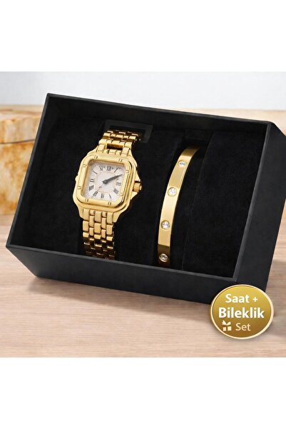 Arzu Butik Kadın Kol Saati Minimal Saat Ve Bileklik hediye Seti