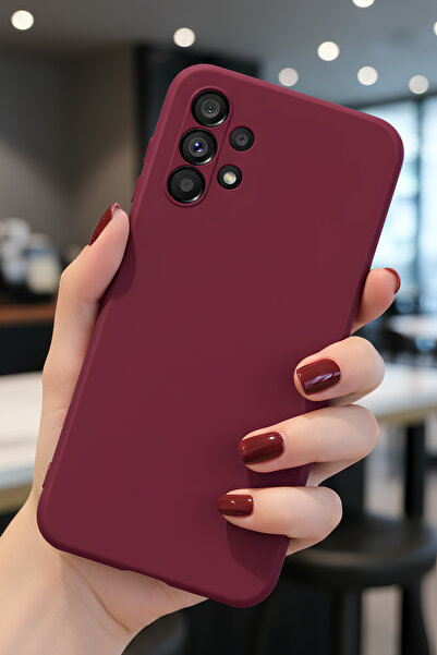 Hatreds Galaxy A13 4G İçin Uyumlu İçi Kadife Sıvı Silikon Kılıf