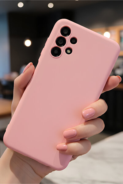 Hatreds Galaxy A13 4G İçin Uyumlu İçi Kadife Sıvı Silikon Kılıf