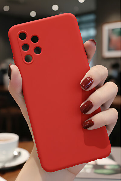 Hatreds Galaxy A32 4G İçin Uyumlu İçi Kadife Sıvı Silikon Kılıf