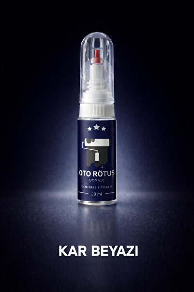 Home 040 Super White (Kar Beyazı) Oto Rötuş Boyası 20 ml | Çizik Giderici Kal...