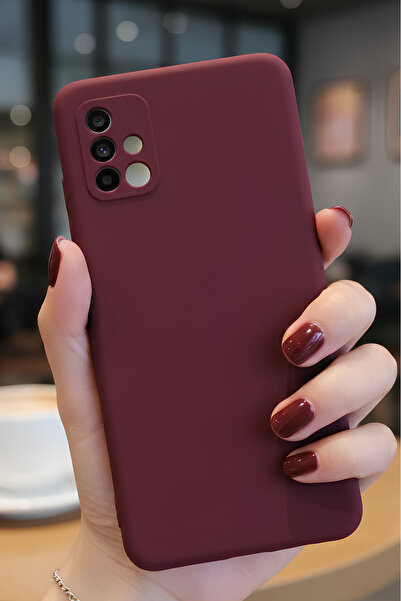 Hatreds Galaxy A51 İçin Uyumlu İçi Kadife Sıvı Silikon Kılıf