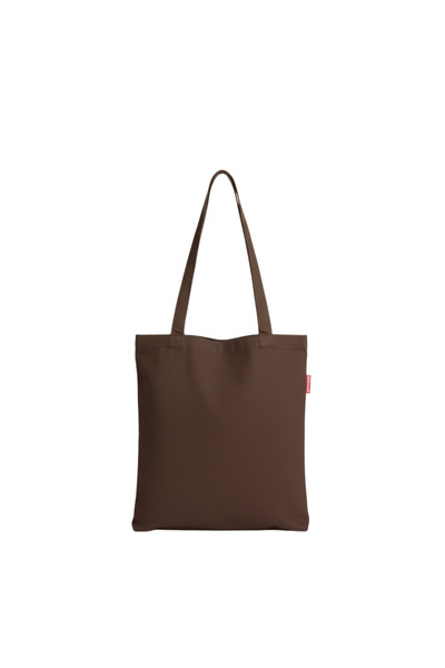 Baghashtag Baskısız Kahverengi Bez Çanta