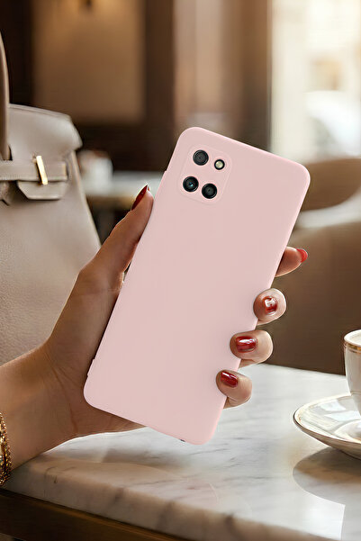 Hatreds Galaxy A81 (Note 10 Lite) İçin Uyumlu İçi Kadife Sıvı Silikon Kılıf