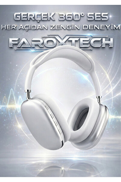 FaroxTech AirPro Kulaklık | Bluetooth Kulaklık | Yumuşak ve Sağlam Yapı | Blu...