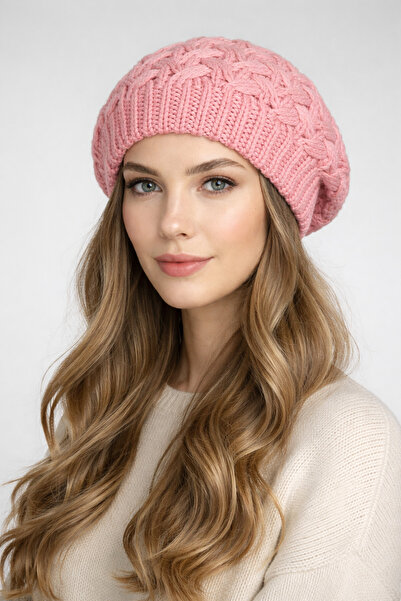 Şirin Giyim Aksesuar Pălărie tricotată pentru pictori - Roz, elegantă, pentru...