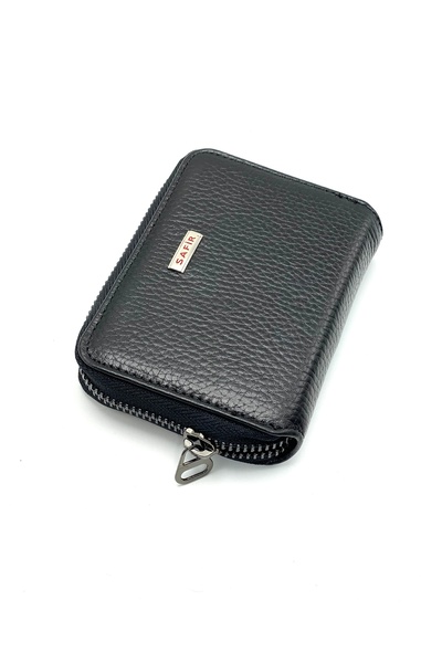 SAFİR Fermuarlı Deri Cüzdan Ufak Boy Çok Hazeli Deri