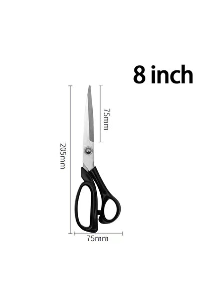 Choice 8 Inch 10/8 Inch Stainless Steel Scissors Tailor's Scissors for Fabric...