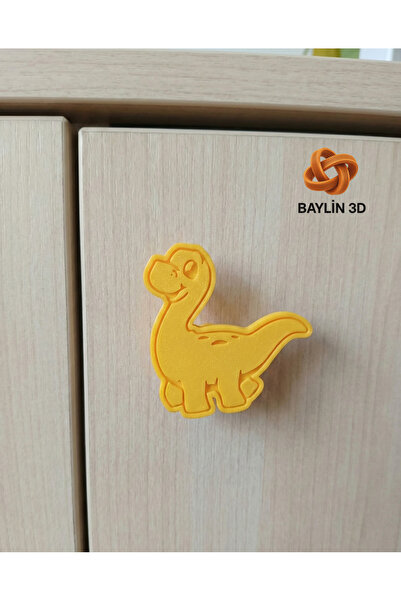 Baylin3D Dinosaur Figure Cabinet Handle - Children's Room, Modern and Stylish...