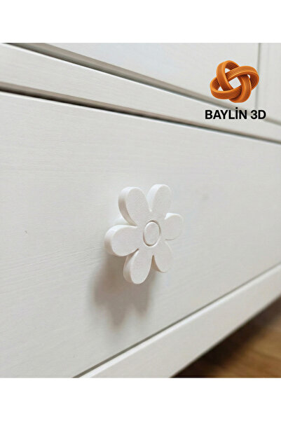 Baylin3D Flower-Looking Cabinet Handle - Children's Room Modern, Stylish and ...