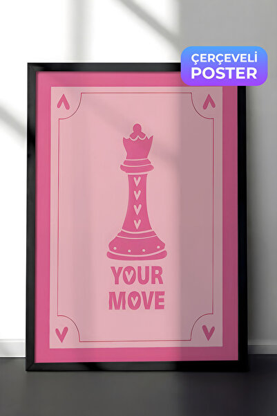 Postifull Slika u crnom okviru, set postera i okvira, serija Your Move Comfor...