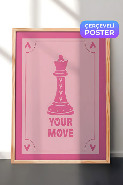 Postifull Slika u drvenom okviru, set postera i okvira, serija Your Move Comf...