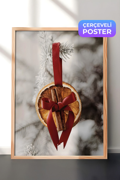 Postifull Slika u drvenom okviru, novogodišnji poster, novogodišnja dekoracij...