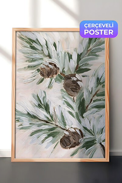 Postifull Slika u drvenom okviru, novogodišnji poster, novogodišnja dekoracij...