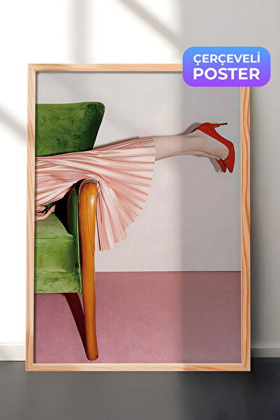 Postifull Slika u drvenom okviru, set postera i okvira, serija za udobnost to...