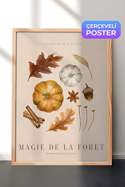 Postifull Čarolija šume No2 Uramljena slika, Vertikalna zidna slika Serija Co...