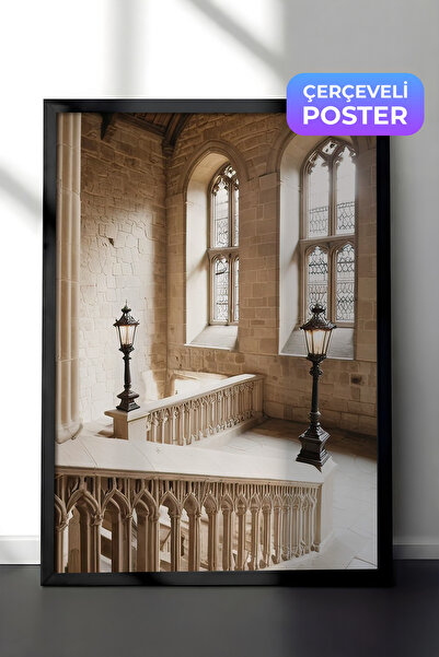 Postifull Kretanje ka Velikoj dvorani Uramljena slika, Vertikalna zidna slika...