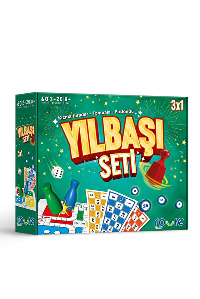 Genel Markalar 3'lü Yılbaşı Eğitici Oyun Seti -Kızma Birader -Tombala - Fırdöndü