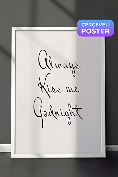 Postifull Αφίσα χωρίς πλαίσιο, Σειρά Comfort, Αφίσα Always Kiss me Goodnight,...