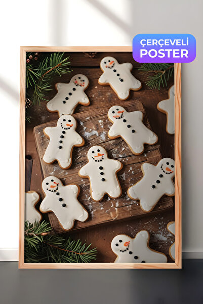 Postifull Slika u drvenom okviru, novogodišnji poster, novogodišnja dekoracij...