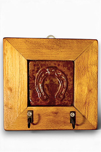 toprakanaart Nal, Seramik Anahtarlık Duvar Pano 14,5x14,5x2,5cm