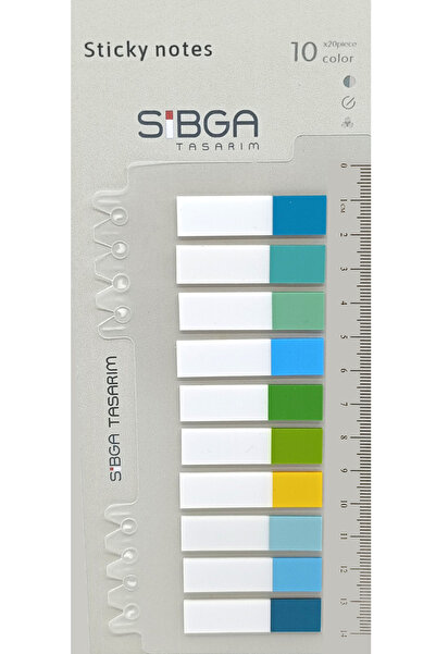 sibga tasarım Прозрачни цветни лепящи се листчета. Хартия за бележки Postit P...