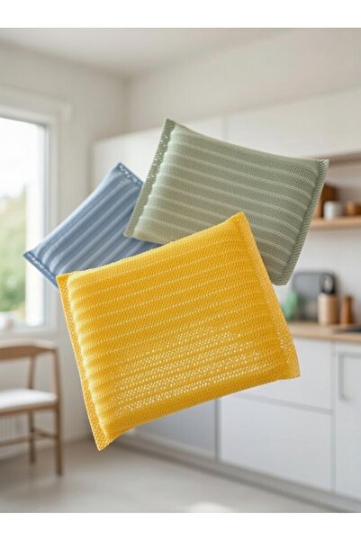 IKEA إسفنجة تنظيف الأطباق من بيبريج، عبوة من 3 قطع