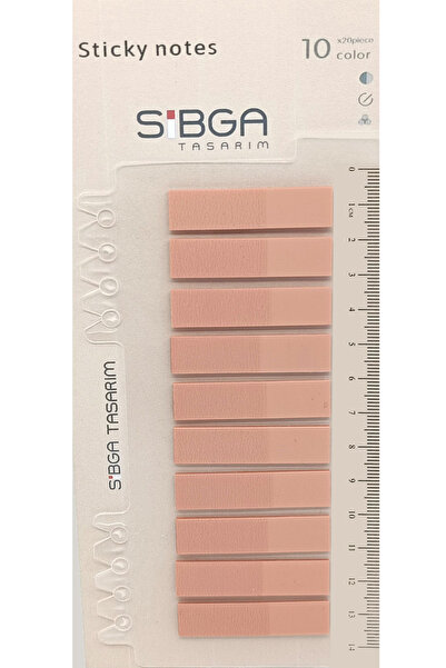 sibga tasarım Transparent Puppy Color Postit Post-it Post It. Semn de carte S...