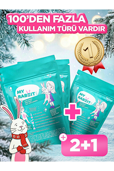 My Rabbit! Çamaşır Ve Yüzey Için Çok Amaçlı Oksijenli Toz Leke Çıkarıcı ve be...