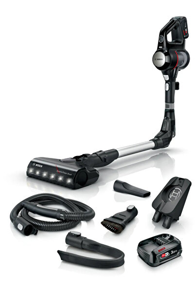 Bosch BBS712XTR Unlimited 7 Şarjlı Dikey Süpürge Siyah