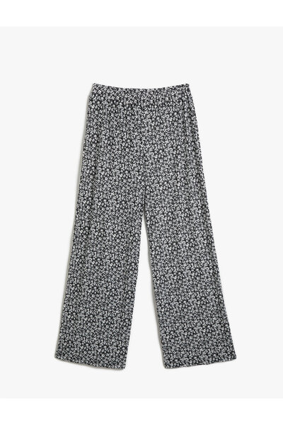 Koton Pantaloni Florali Picior Lat