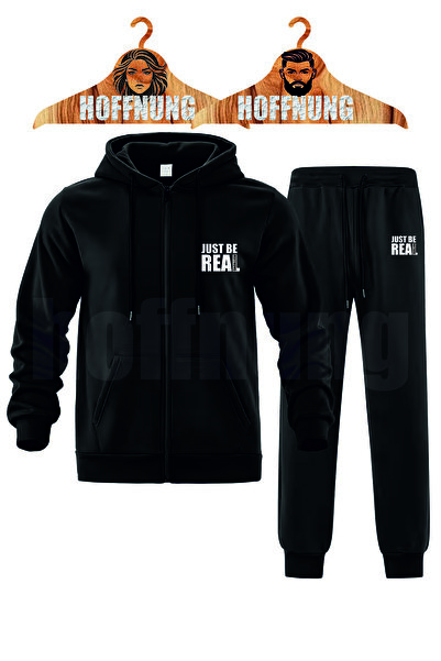 HOFFNUNG Men's Casual Short Sleeve Set with Blank Print Outdoor Spring/Summer...