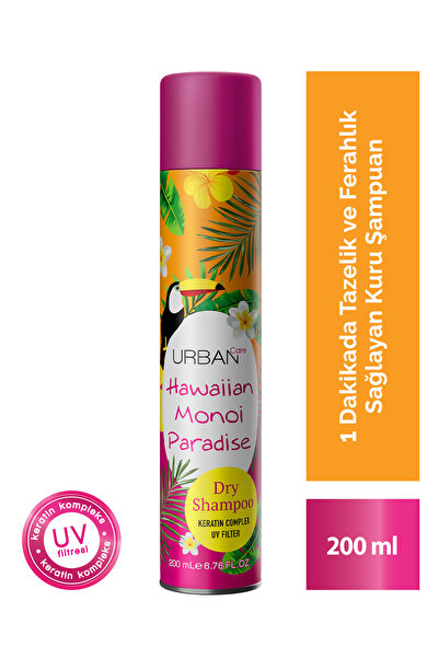 Urban Care Hawaiian Monoi Paradise Kuru Şampuan-Vegan-Uv Korumalı-200 ml